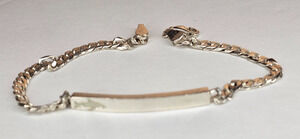 MOD Surf Sterling Silver Bracelet 925 Enamel Dolphin Hawaii 7.5"